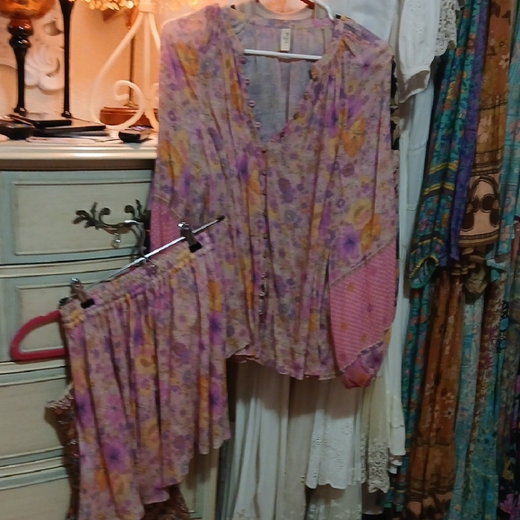 Spell Dresses & Skirts - Spell Blouse And Skirt Set